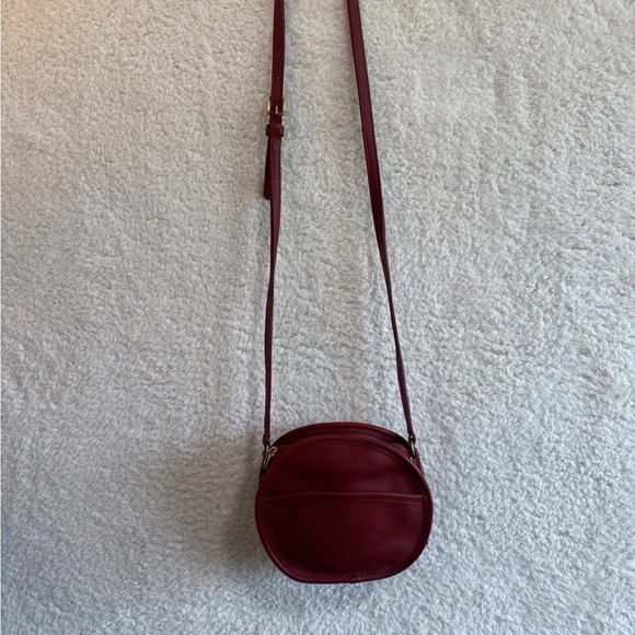 Vintage Coach Chester Canteen Red Crossbody Bag 9982 - Picture 9 of 9